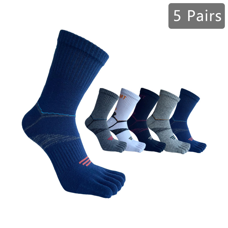 Outdoor Sport Dress - 1/5 Paar athletische Sportsocken Zehen Fitness