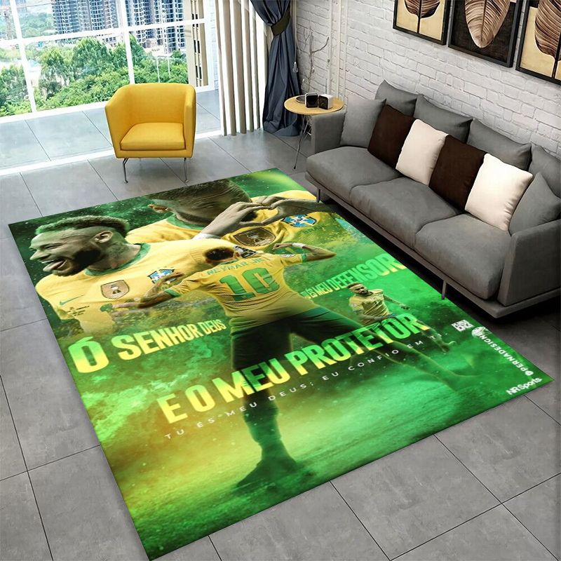 Outdoor Sport Area - Football N-Neymar Sport Star rutschfester Teppich