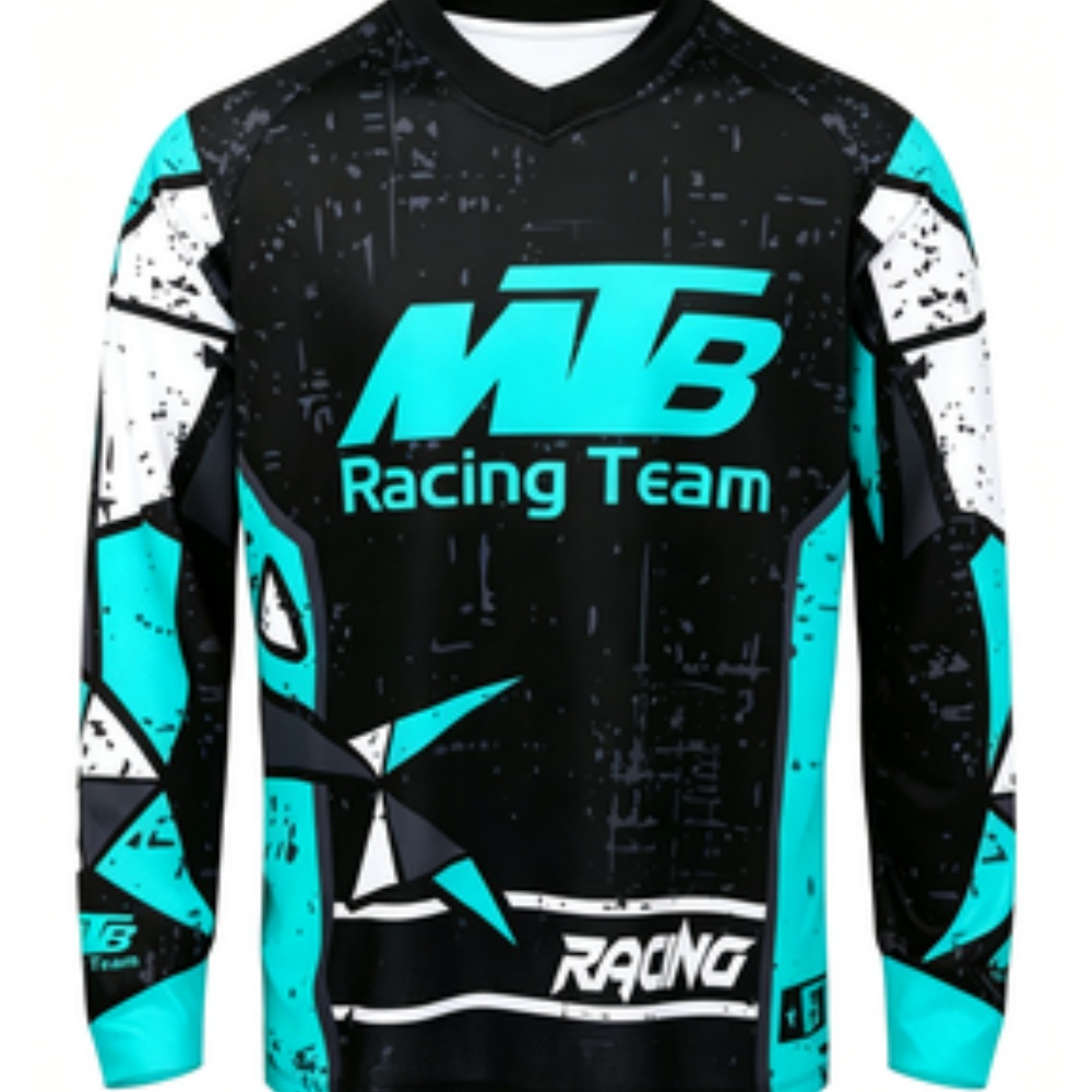 Outdoor Sportswear - Team Langarm-Sportoberteil Atmungsaktives Schnelltrocknendes Gewebe Professionelles