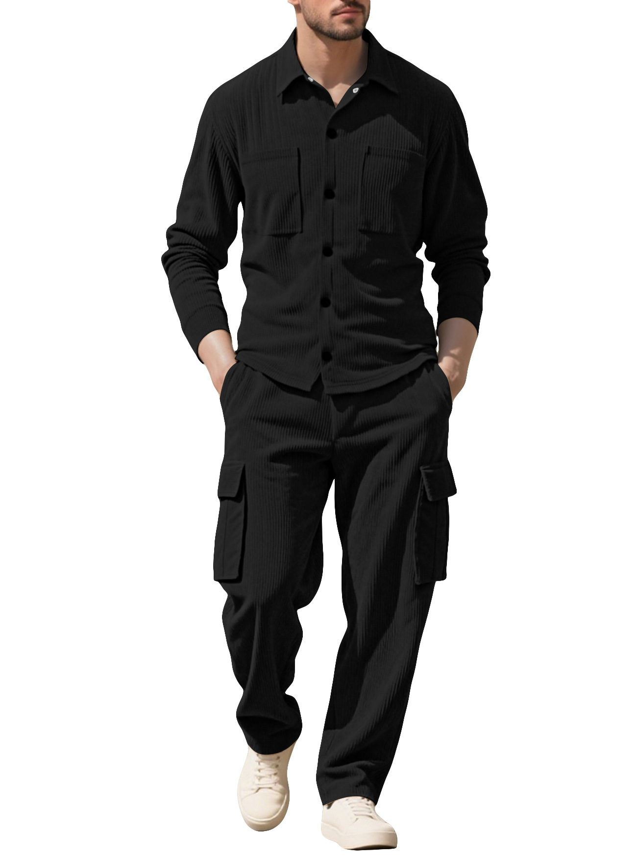 Herren-Trainingsanzug aus Cord – Outdoor Sportswear Bewertung und Preis