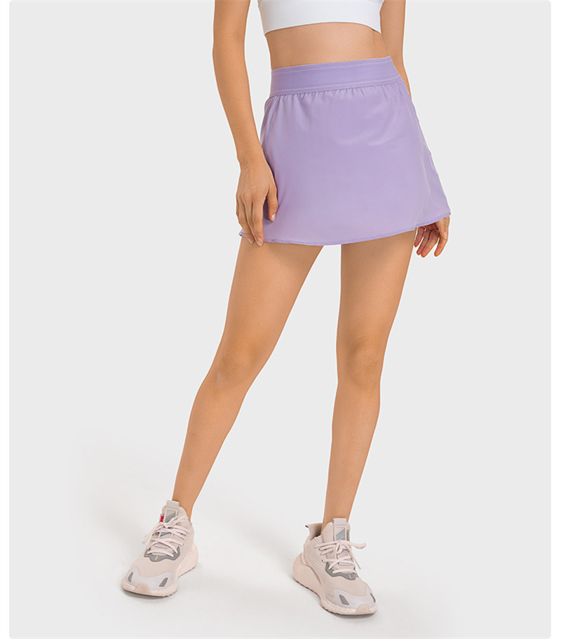 Frauen 2 In 1 Sport Tennis Röc – Outdoor Sport Dress Bewertung und Preis